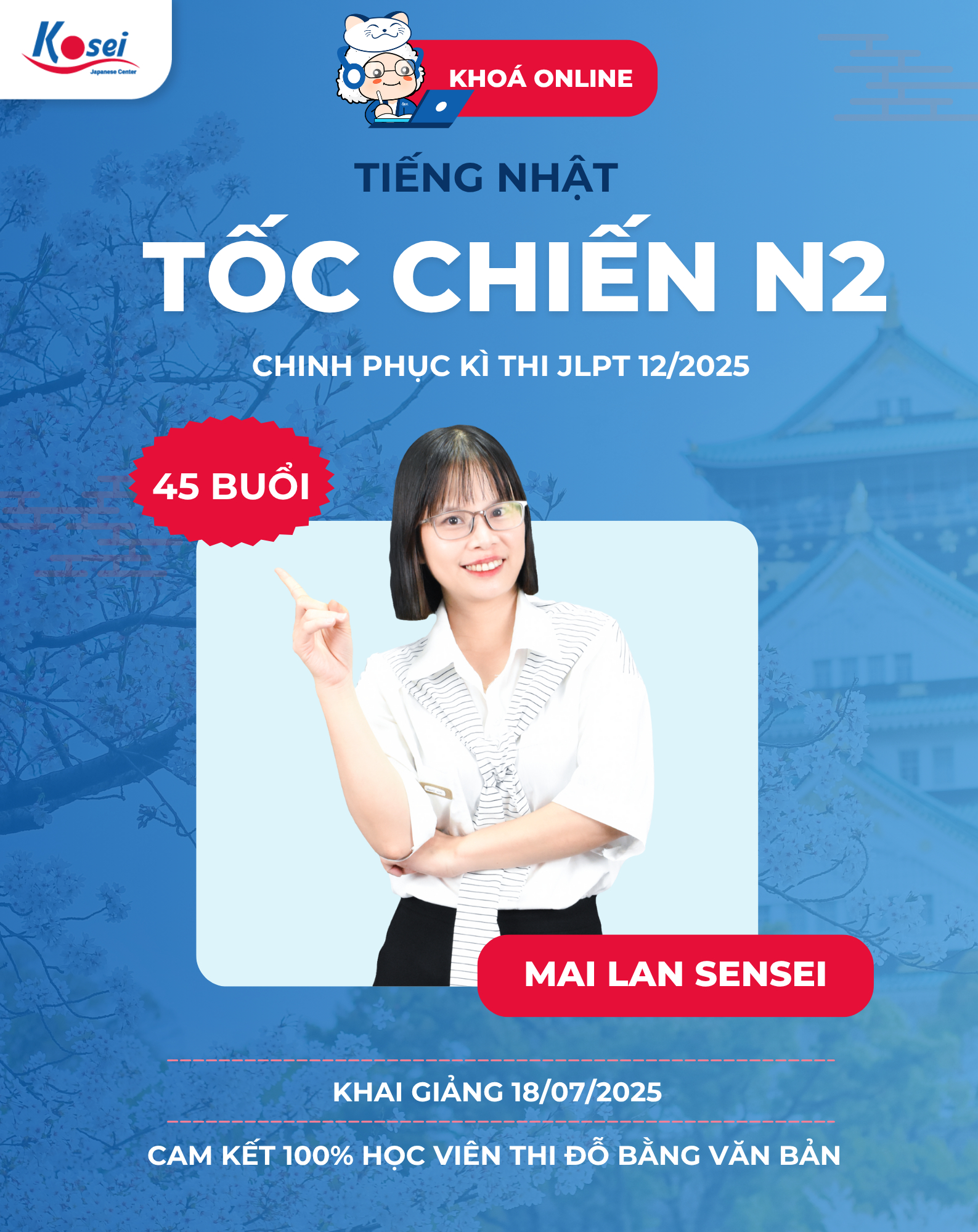 Khóa Học Tiếng Nhật Tốc Chiến N2 trong 5 tháng